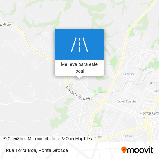 Rua Terra Boa mapa