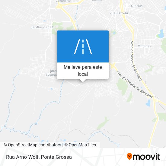 Rua Arno Wolf mapa