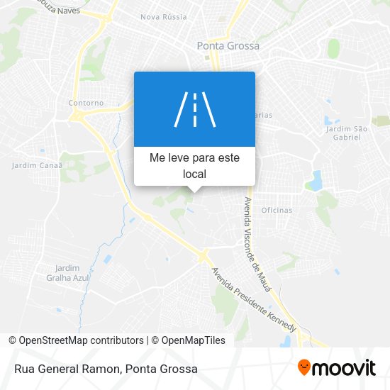Rua General Ramon mapa