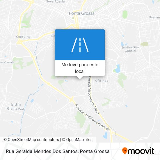 Rua Geralda Mendes Dos Santos mapa