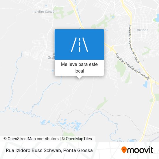Rua Izidoro Buss Schwab mapa