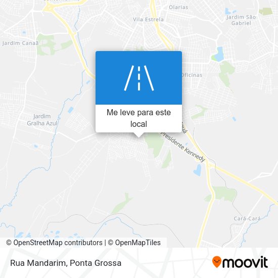 Rua Mandarim mapa