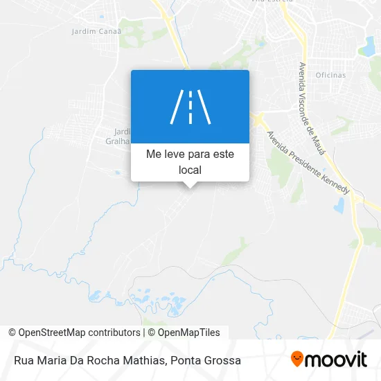 Rua Maria Da Rocha Mathias mapa