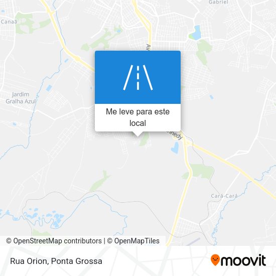 Rua Orion mapa