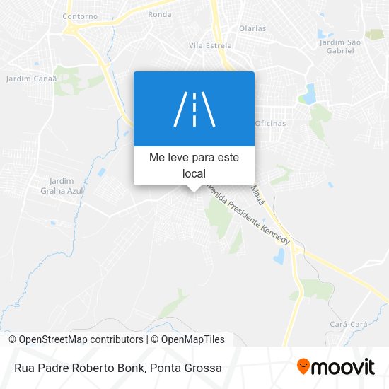 Rua Padre Roberto Bonk mapa