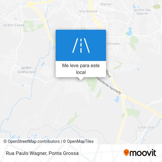 Rua Paulo Wagner mapa