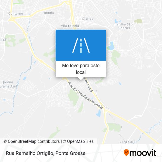 Rua Ramalho Ortigão mapa