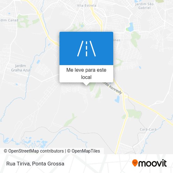 Rua Tiriva mapa