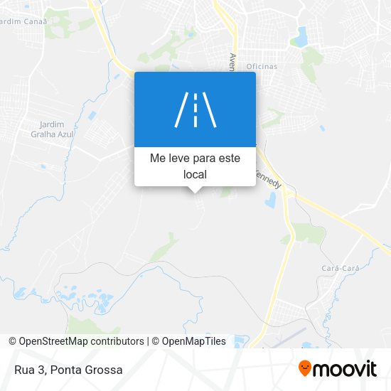 Rua 3 mapa