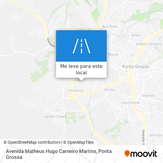 Avenida Matheus Hugo Carneiro Martins mapa