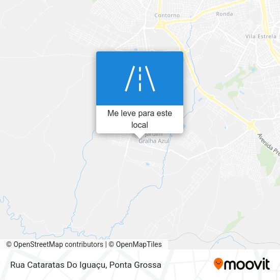 Rua Cataratas Do Iguaçu mapa