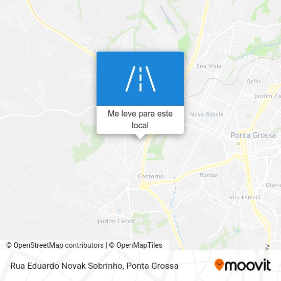 Rua Eduardo Novak Sobrinho mapa