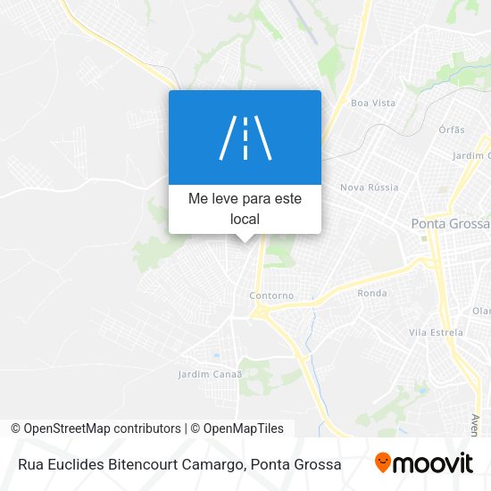 Rua Euclides Bitencourt Camargo mapa