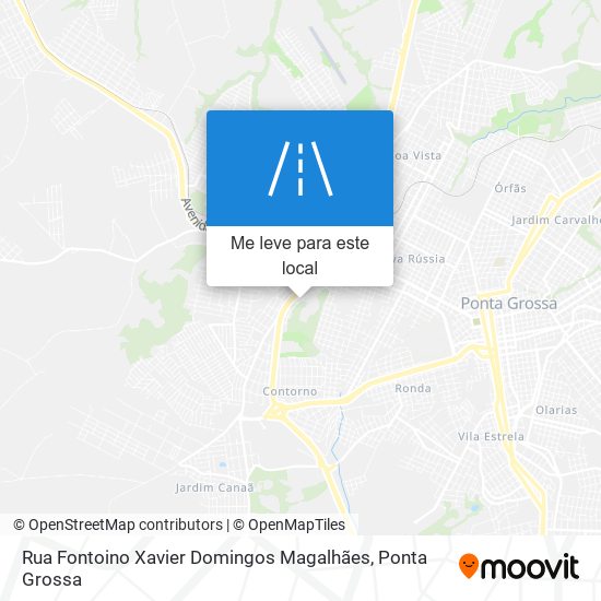 Rua Fontoino Xavier Domingos Magalhães mapa