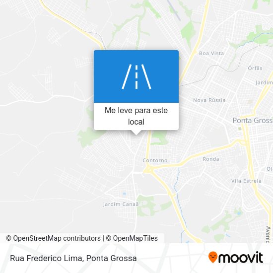 Rua Frederico Lima mapa