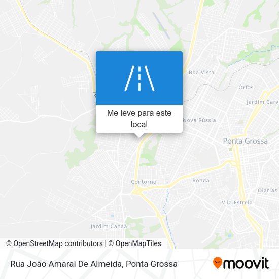 Rua João Amaral De Almeida mapa