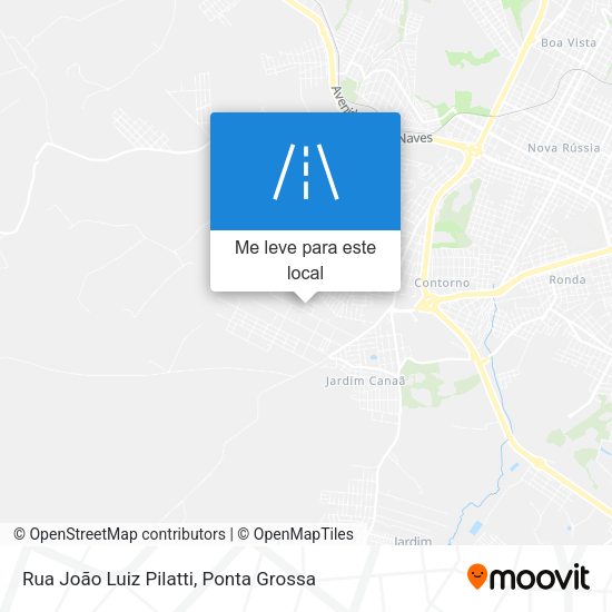 Rua João Luiz Pilatti mapa