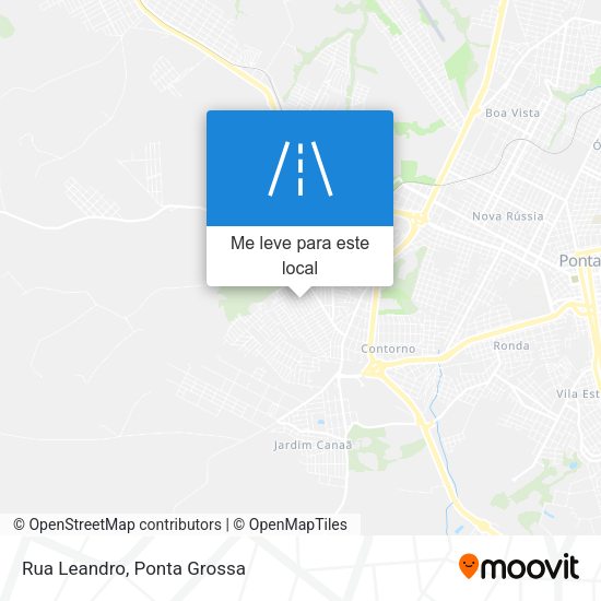 Rua Leandro mapa