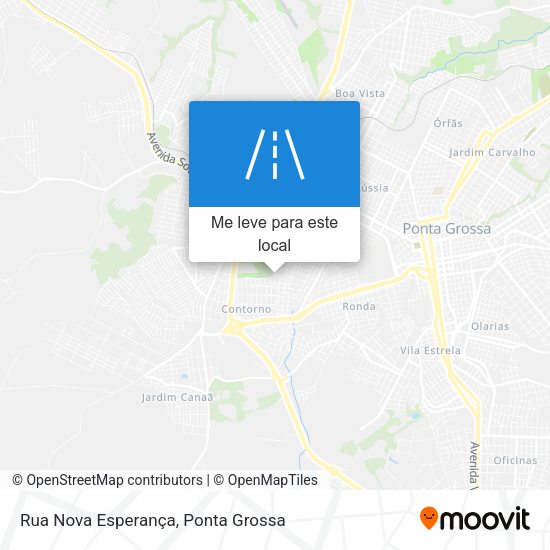 Rua Nova Esperança mapa