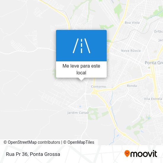 Rua Pr 36 mapa