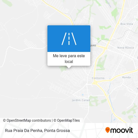 Rua Praia Da Penha mapa