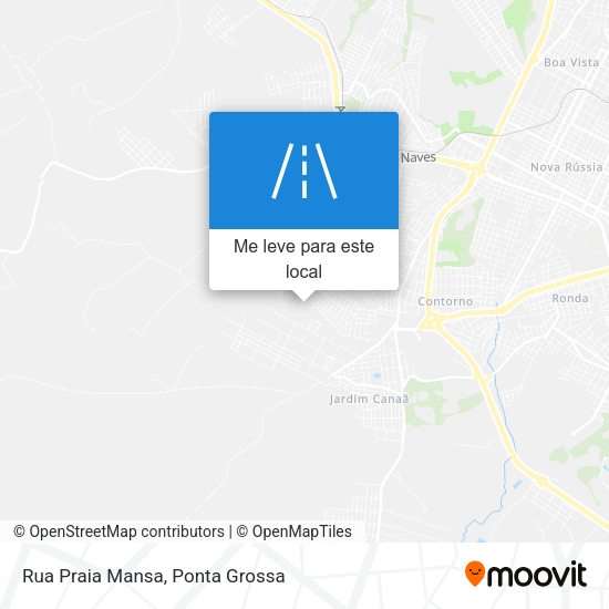 Rua Praia Mansa mapa
