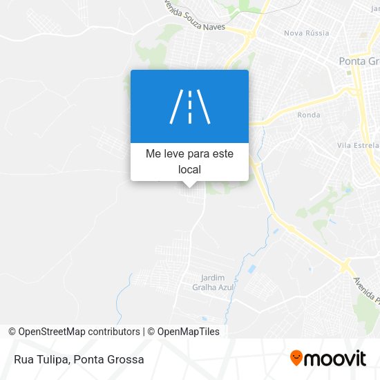 Rua Tulipa mapa