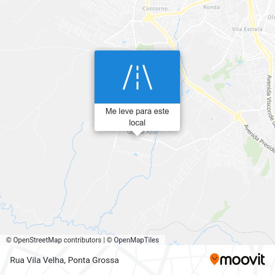Rua Vila Velha mapa