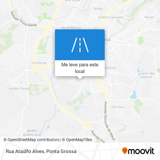 Rua Ataúlfo Alves mapa