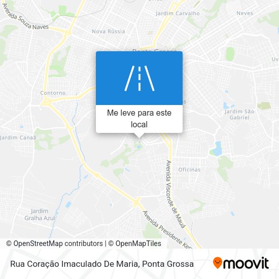 Rua Coração Imaculado De Maria mapa