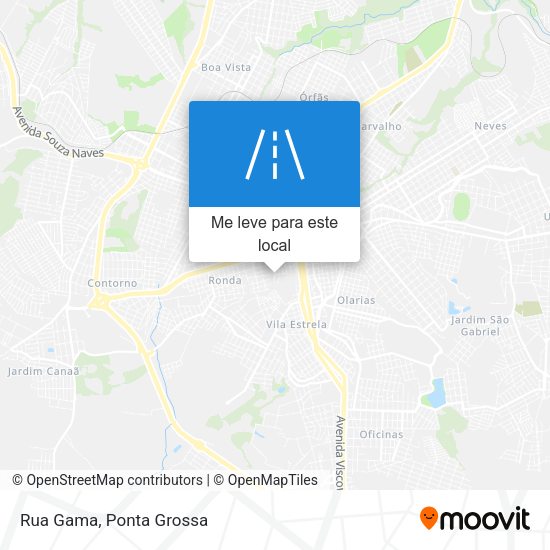 Rua Gama mapa