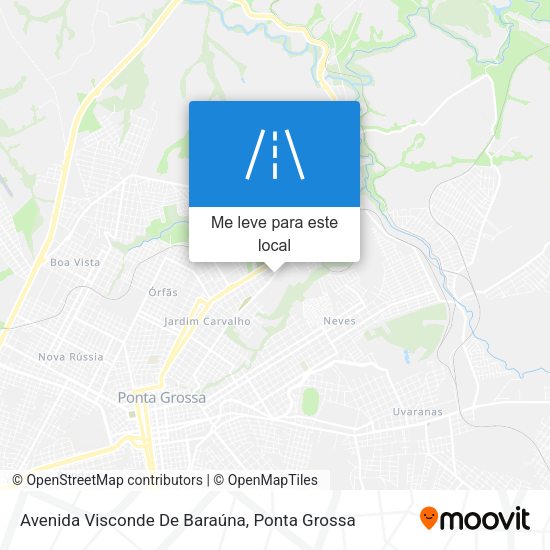 Avenida Visconde De Baraúna mapa