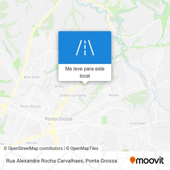 Rua Alexandre Rocha Carvalhaes mapa