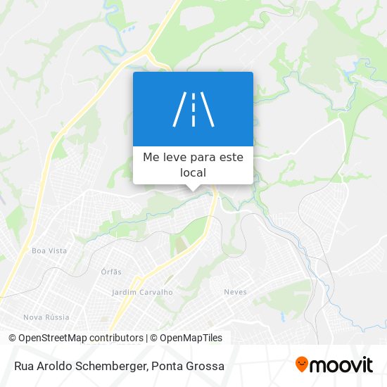 Rua Aroldo Schemberger mapa