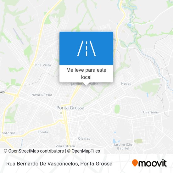 Rua Bernardo De Vasconcelos mapa