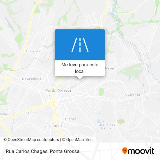 Rua Carlos Chagas mapa
