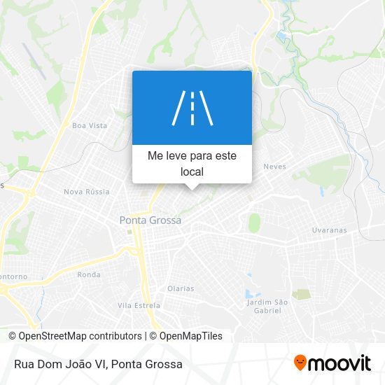Rua Dom João VI mapa