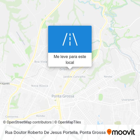 Rua Doutor Roberto De Jesus Portella mapa
