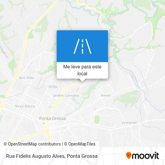 Rua Fidelis Augusto Alves mapa