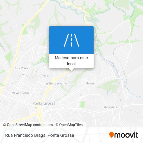 Rua Francisco Braga mapa