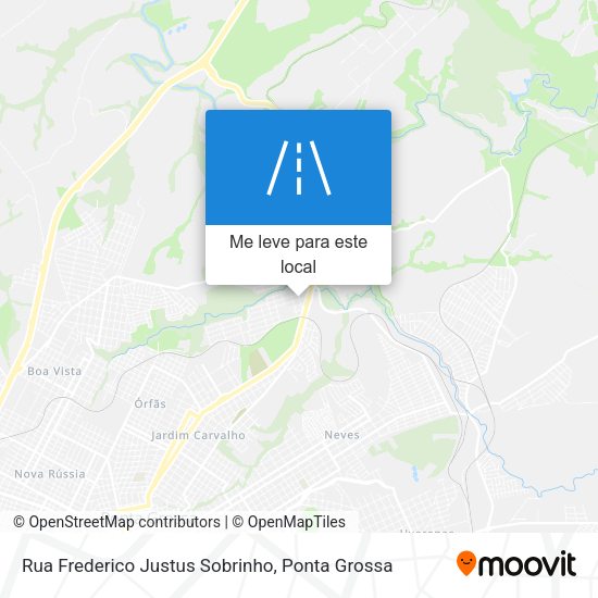 Rua Frederico Justus Sobrinho mapa