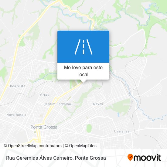 Rua Geremias Álves Carneiro mapa