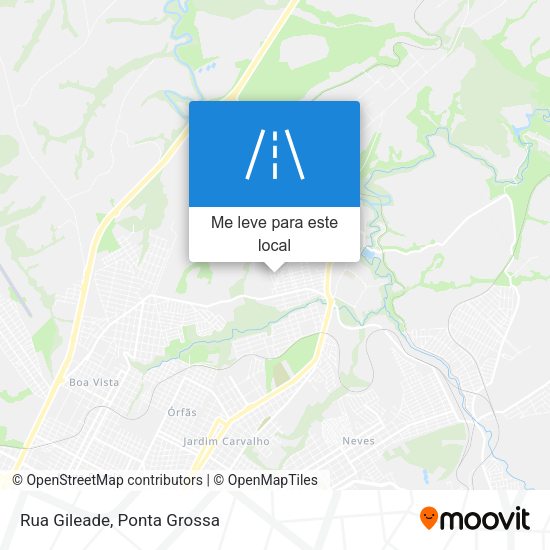 Rua Gileade mapa