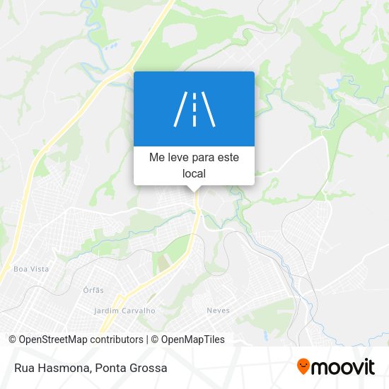 Rua Hasmona mapa