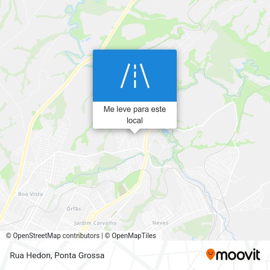 Rua Hedon mapa