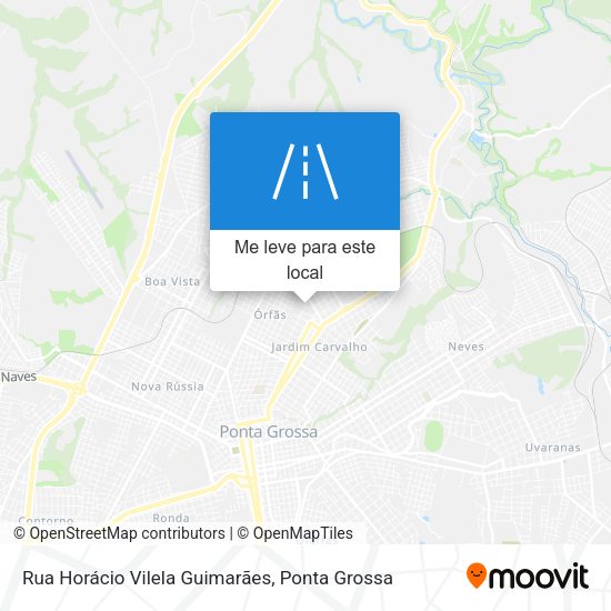 Rua Horácio Vilela Guimarães mapa