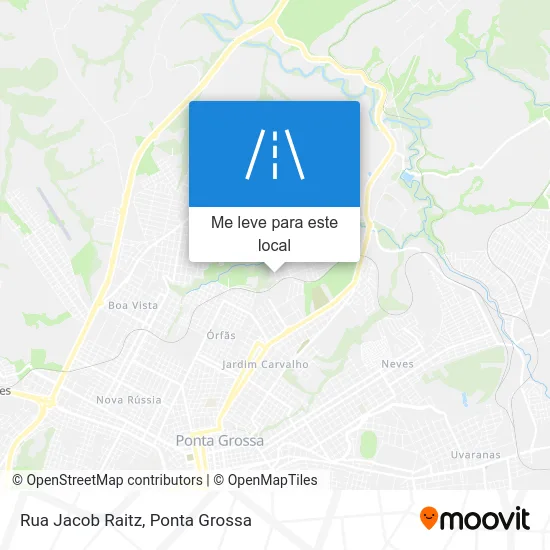 Rua Jacob Raitz mapa
