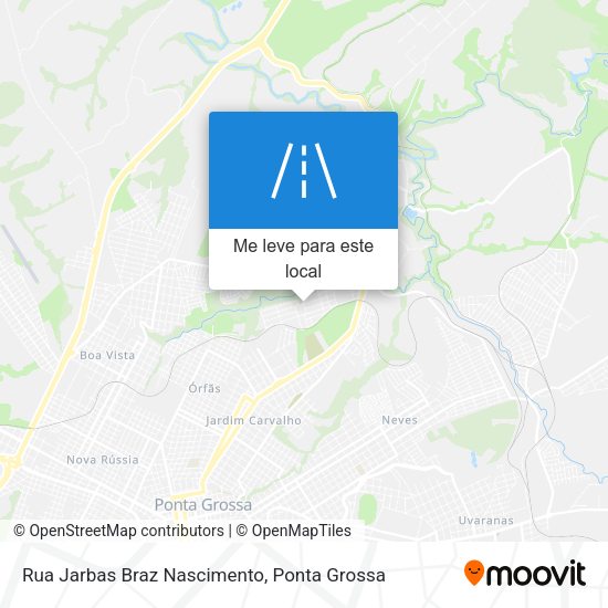 Rua Jarbas Braz Nascimento mapa