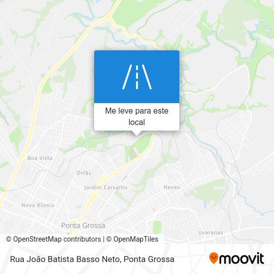 Rua João Batista Basso Neto mapa