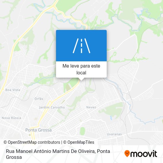 Rua Manoel Antônio Martins De Oliveira mapa